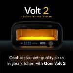 Ooni Volt 2 Electric Indoor Pizza Oven - Versatile Countertop Electric Toaster Oven, Cook 12 Inch Pizzas and More