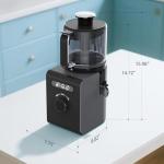 Cold Press Juicer Machines with 6.5" Large Feed Chute, Juicer for Whole Vegetables & Fruits, High Juice Yield (Black)