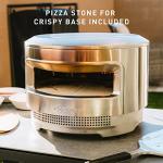 Solo Stove Pi Pizza Oven, Wood & Gas Burner | Incl. Stainless Steel Outdoor Maker, Burning Assembly, Burner, Cordierite Stone (13 mm thick), H: 15.125 in x Dia: 20.5 in, 30.5 lbs, silver