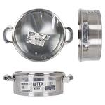 Quttin - Professional Induction Saucepan, Kitchen Oven Stainless Steel Non-Stick, Medium Casserole with Lid, Suitable for All Types of Cookers, Induction, Gas, Vitro, 26 cm Saucepan Heleom Model