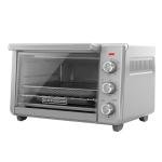 BLACK+DECKER Crisp 'N Bake Air Fryer Countertop Convection Toaster Oven, Large Capacity, 6-Slice, 5-in-1, Fits 12” Pizza, 60-Min Timer, Bake, Broil, Air Fry, Toast, Keep Warm, Stainless Steel