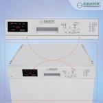 Equator24" Built in Dishwasher 14 Place Setting Wine Rack 8 Wash FAST 50 Delay1/2Load 110V E-Star ADA in White