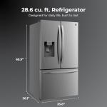 Kenmore 4675625 36" French Door Refrigerator with Freezer Accela Chill, Adjustable Shelving, Dual Evaporator, Energy Star Certified, 28.6 cu. ft. Capacity, Fingerprint Resistant Stainless Steel