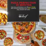 Deco Chef Electric Pizza Oven, 12-Inch Ceramic Stone and Grill, 1800W, Bakes up to 750 Degrees for Countertop Artisan Style Pizza, 13" Double Wall Stainless Steel, Indoor & Portable Outdoor Pizza Oven