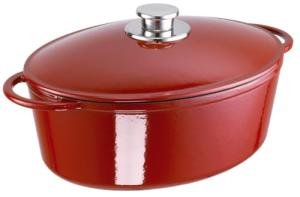 Schulte-Ufer Rustika 1663-34 r Roasting Tray 34 cm Red