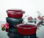 Schulte-Ufer Rustika 1663-34 r Roasting Tray 34 cm Red