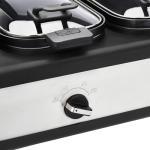 Amazon Basics Stainless Steel 3 x 2.5 Quarts Triple Slow Cooker, Brushed Stainless Steel