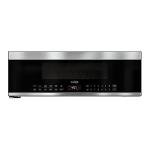 KoolMore 30 Inch Over-The-Range Low Profile Microwave, 1.2 Cu. Ft. Built-in, 10 Power Levels, 13.5” Glass Turntable, 1000-Watt Power, Advanced Air Vent, and Heat Circulation (KM-MLPOT-1SS)