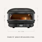 Gozney Arc Outdoor Pizza Oven, Propane Gas Pizza Oven, Precision Flame Control, Cooks 14" Pizza in 60 Seconds, Heats up to 950F - Off Black