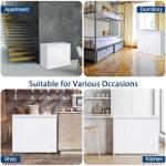 12.0 Cu.Ft Deep Freezer, Large Chest Freezer for Families with Removable Basket& 8 Adjustable Thermostat, Energy Saving Freezer Front Drain Free Standing Top Open Door for Home, Kitchen, White