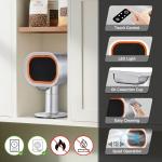 Portable Range Hood - 4-Speed Adjustable Exhaust Fan with Telescoping Height & 40° Tilt Low Noise 52dB, Large-Caliber Aluminum Filter + Oil Cup & 10 Carbon Cotton Filters for Indoor BBQ/Hot Pot/RV