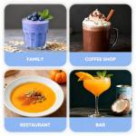 59oz Glass Blenders for Kitchen with Tamper, 1500W High Speed Food Processor, Adjustable P1–P9 Smoothie Maker, Professional Countertop Blender, 14 Presets & Auto Clean for Soups & Sauces