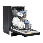 Equator 18"Built in Dishwasher 10 place Wine Rack 8 Wash Sensor Wash Delay1/2Load 110V E-Star ADA in Black
