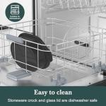 MAGNIFIQUE 6 Quart Programmable Slow Cooker Removable Healthy Nonstick Pot - Small Kitchen Appliance for Family Dinners - Serves 6+ People - Heat Settings: Keep Warm Oatmeal