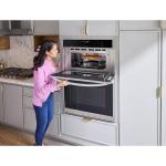 6.4 cu. ft. Smart Combi Wall Oven with Fan Convection, Air Fry in PrintProof Stainless Steel