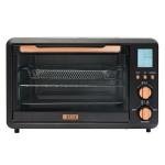 Haden Countertop 6 Slice Toaster Oven Air Fryer Combo for Kitchen, Black/Copper