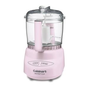 Cuisinart Mini-Prep Plus Food Processor, 24-Ounce Mini Food Processor to Chop Herbs, Vegetables, and Hard Cheese, 24-Ounce Work Bowl, Reversible Stainless Steel Blade, DLC-2APK, Pink