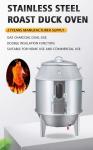 Commercial Stainless Steel Gas Charcoal Dual Use Ribs/Lamb/Chicken/Duck Roaster Oven Roasting Machine for Restaurant Industrial Food Factory (natural gas)