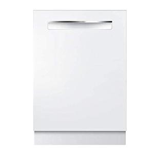 Bosch SHPM65Z52N 24" 500 Series Pocket Handle Dishwasher with 16 Place Settings, 5 Wash Cycles, 5 Options, 44 dBA, AutoAir Option, 3rd Rack, AquaStop (White)