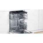 Bosch SHPM65Z52N 24" 500 Series Pocket Handle Dishwasher with 16 Place Settings, 5 Wash Cycles, 5 Options, 44 dBA, AutoAir Option, 3rd Rack, AquaStop (White)
