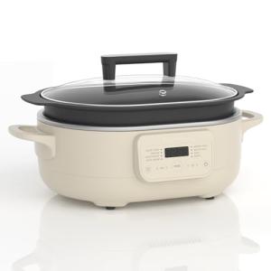 MAGNIFIQUE 6 Quart Multi-Cooker with 8-in-1 Casserole Programmable Slow Cooker, Dutch Oven, Pasta, Nonstick, Oven Safe Pot to 500°F Oatmeal Oatmeal