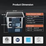 FOTILE 2-in-1 Top Load Dishwasher, 21" Compact Design with HydroJet Technology, Energy Efficient 15-Min Fast Wash with Produce Wash, Stainless Steel Tub, Odor-Free Storage, and Child Lock