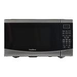 West Bend WBMW92S Microwave Oven 900-Watts Compact with 10 Power Levels and 6 Pre Cooking Settings, Speed Defrost, Electronic Control Panel and Glass Turntable, 0.9-Cu.Ft, Stainless Steel