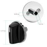 Junling 00650847 Cooktop Stove Knobs Compatible with Bosch, 5 Pack Range Oven Gas Burner Knob Replace 650847 1999734 AH3480601 AP4513132 PS8731208