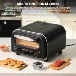 Lagute Indoor Pizza Oven, 12 Inch Electric Countertop Pizza Maker with 6 Preset Modes, 850°F High Heat in 90 Seconds, Dual Heating Components, Pizza Stone & Peel Included