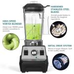 OMMO Blender 1800W, Professional High Speed Countertop Blender with Stainless Steel Blades, 60oz BPA Free Jar for Shakes and Smoothies, Ice and Fruits, Dishwasher Safe