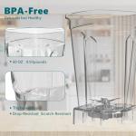 OMMO Blender 1800W, Professional High Speed Countertop Blender with Stainless Steel Blades, 60oz BPA Free Jar for Shakes and Smoothies, Ice and Fruits, Dishwasher Safe