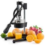 CO-Z Hand Press Juicer Machine, manual Orange Juicer and Professional Citrus Juicer for Orange Juice Pom Lime Lemon Juice, Orange Juicer Squeezer and Crusher, Easy to Clean, Black