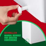 DEMULLER Chest Freezer 5.0 Cubic Feet Freezers with Temperature Display Panel Small Deep Freezer 2 Removable Basket Top Open Door Freezer Ideal for Apartment Office Dorm White