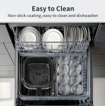 TOKIT Kitchen Air Fryer Countertop 10-in-1 with 4.8 QT Capacity Airfryer 95% Less Oil, 100+ Recipes, 1500W Max 400℉,Roast, Reheat, Dehydrate, Bake, Broil & More, Nonstick Basket Dishwasher-Safe, Gift