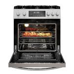 Kenmore Front Control Gas Range Oven with 5 Cooktop Burners, True Convection, Steam and Self Clean, Freestanding Stainless Steel Stove and Oven, 4.8 cu. ft. Capacity