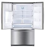 Winia 26cu.ft. French Door Refrigerator with Ice & Water Dispenser, Stainless Steel