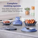 Ninja | Air Fryer | Crispi 4-in-1 Portable Cooking System | 4QT & 6 Cup Glass Containers, Crisper Plates & Storage Lids Included | Microwave, Freezer & Dishwasher Safe | Frosted Lilac | FN101PR