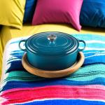 Le Creuset Enameled Cast Iron Signature Oval Dutch Oven, 6.75 qt., Deep Teal