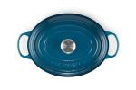 Le Creuset Enameled Cast Iron Signature Oval Dutch Oven, 6.75 qt., Deep Teal