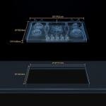 Empava 30 Inch Built-in Gas Cooktop with 5 Sealed SABAF Burners, Stainless Steel Surface LPG/NG Convertible, Flame Failure Protection, Dishwasher Safe Grates