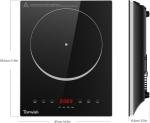 Induction Cooktop, TOPWISH Portable Hot Plate Electric Induction Burner, 10 Temp Levels up to 464°F, 110-120V Electric Stove Top Cooker with High Energy Efficiency & Kids Lock for Cooking, 1600W