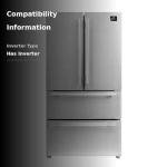 Forno Moena 36" Inch W. Refrigerator and Freezer with 19.2 cu.ft Total Capacity - French Door Counter Stainless Steel Freestanding Fridge with Ice Maker, Child Safety Lock and Touch Control