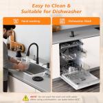 Furnovo Electric Chicken Shredder Automatic 250W Food Processors Machine - Electric Food Chopper with Meat Grinder & Vegetable Chopper, 2 Bi-Level Blades for Home Use,Kitchen Aid,Baby Food,Pet Food