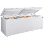 Kenmore 21 Cu. Ft. (595L) Convertible Chest Freezer/Refrigerator, Garage-Ready, Dual Lids, Keyed Safety Locks, LED Lights, Easy-Rolling Wheels, Manual Defrost, White, For Hunting Cabin Garage Cottage