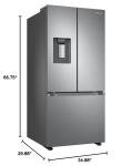 30” French Door Refrigerator with Water Dispenser