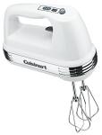 Cuisinart Power Advantage PLUS 9-Speed Hand Mixer, 220W-Motor Hand Blender Electric Mixer with 9 Speed Settings, Extra-Long Dishwasher-Safe Beaters, 3 Low Mixing Speeds, Storage Case, HM-90S, White