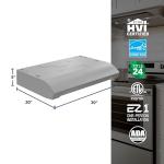 Broan-NuTone ALT1303SS Alta 30-Inch 350 MAX Blower CFM 1.5 Sones Stainless Steel Range Hood Undercabinet