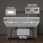 Broan-NuTone ALT1303SS Alta 30-Inch 350 MAX Blower CFM 1.5 Sones Stainless Steel Range Hood Undercabinet