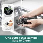 Fretta Cold Press Juicer, Masticating Slow Juicer, Fruit and Vegetable Juice Maker, Pressed Squeezer, BPA-Free,200W Quiet Motor with Wide Feeding Chute(Cream White)