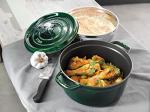 STAUB 1133885 Round Casserole Pot with Basil Steamer 26 cm